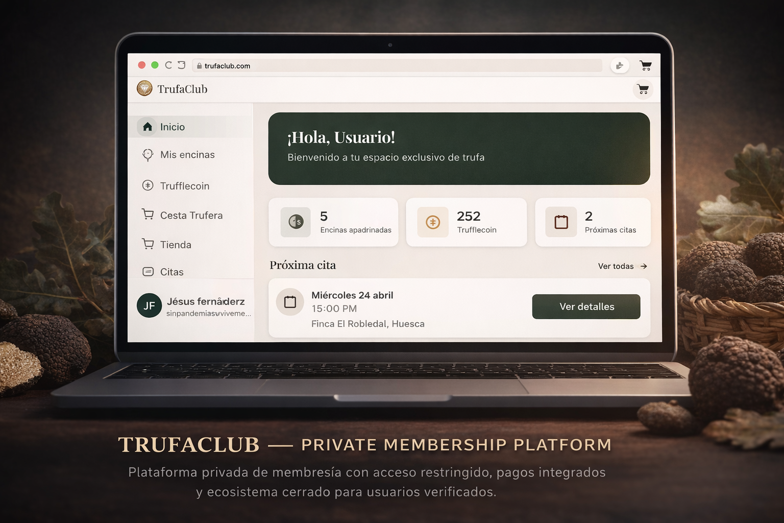 TrufaClub - Club Privado de Experiencias Gastronómicas